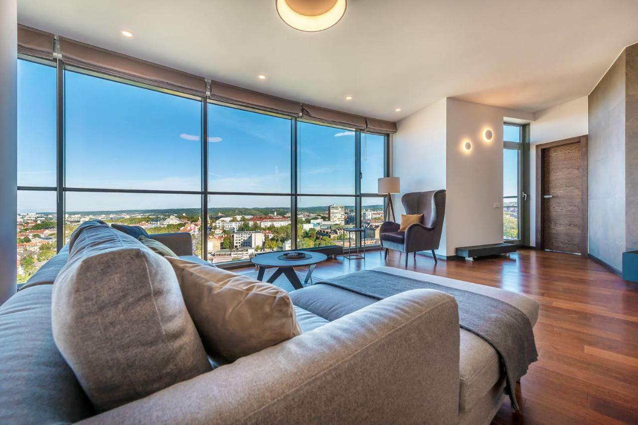 Luxury Panoramic Vilnius Apartment Exterior photo